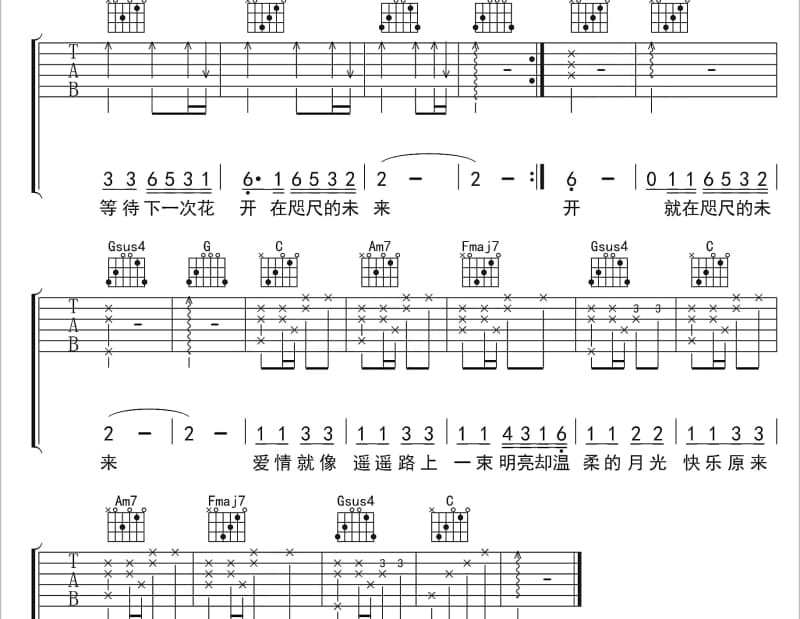 《昭阳》吉他谱_佑可猫