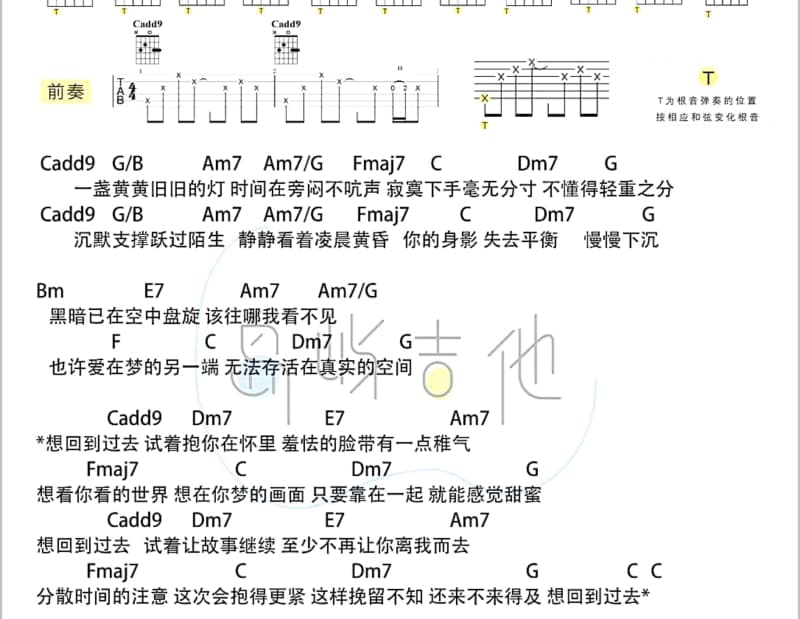《你还好吗？》吉他谱_卓舒晨