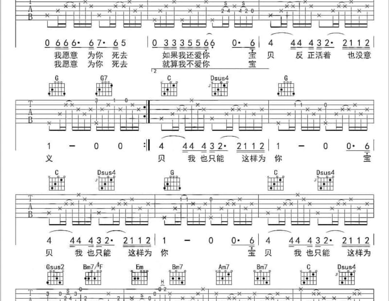 《飘》吉他谱_琥珀妞妞
