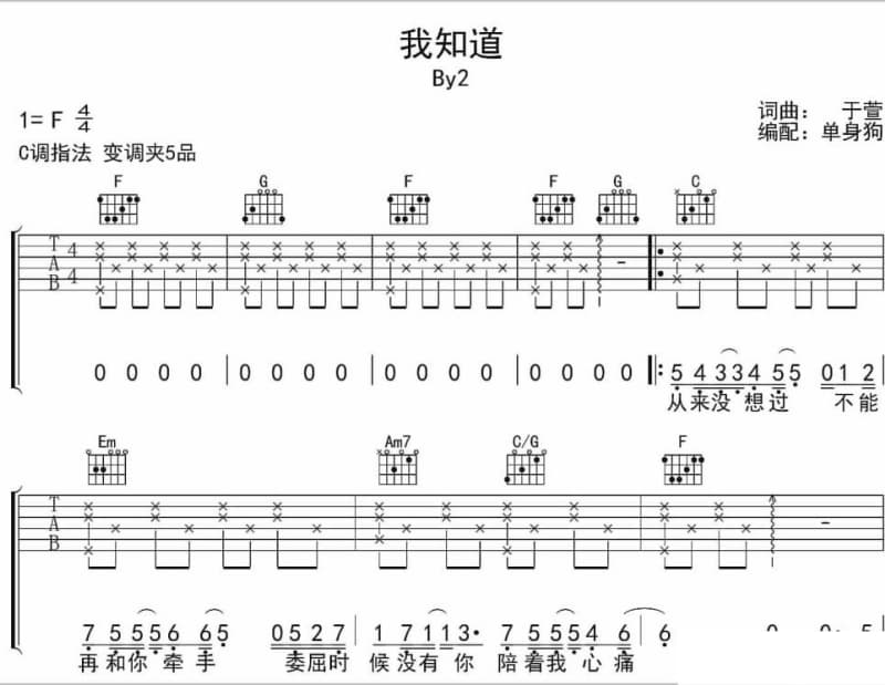 《芊墨文灿》吉他谱_何芊芊