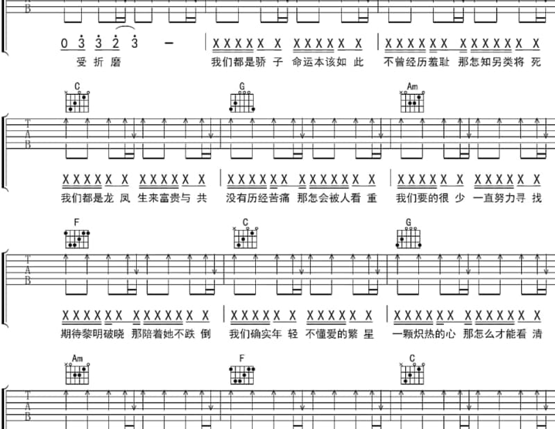 《橘子》吉他谱_东京塔子