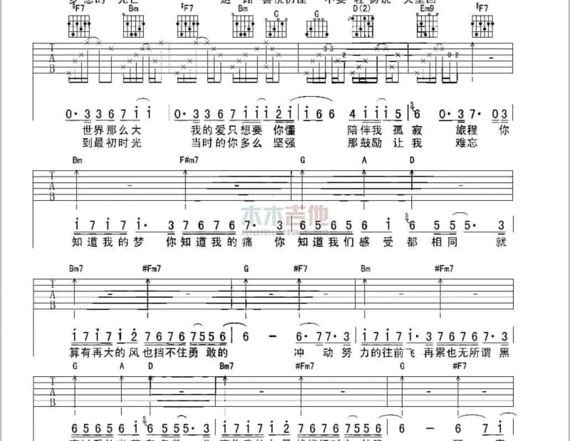 《归来的路》吉他谱_白若溪