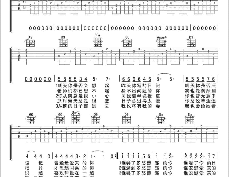 《送给一些无聊的人》吉他谱_本兮