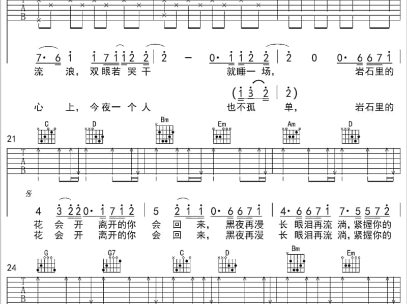 《You've Got A Friend》吉他谱_栾宝宝