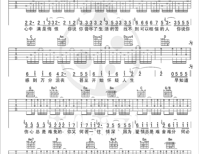 《夜车》吉他谱_曾轶可