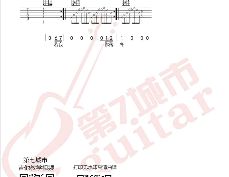 《红尘轮回梦一场》吉他谱_樊守甫