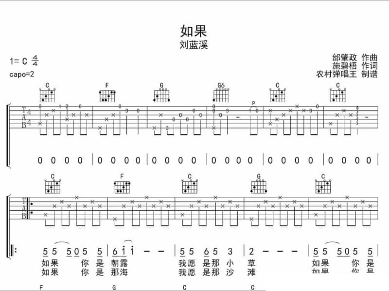 《闲仔话》吉他谱_罗文聪