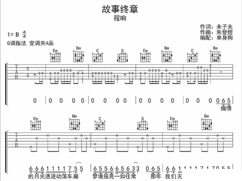 《草原我的家》吉他谱_罗义达