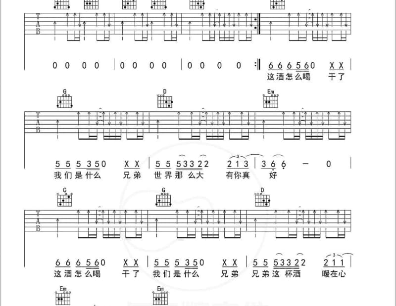 《您兴奋了吗》吉他谱_陈珊妮