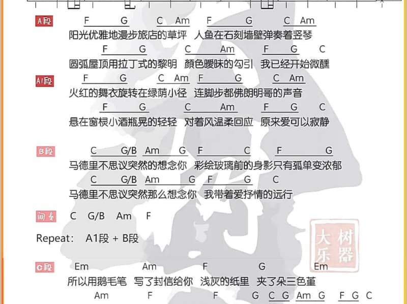 《如果》吉他谱_菠萝赛东