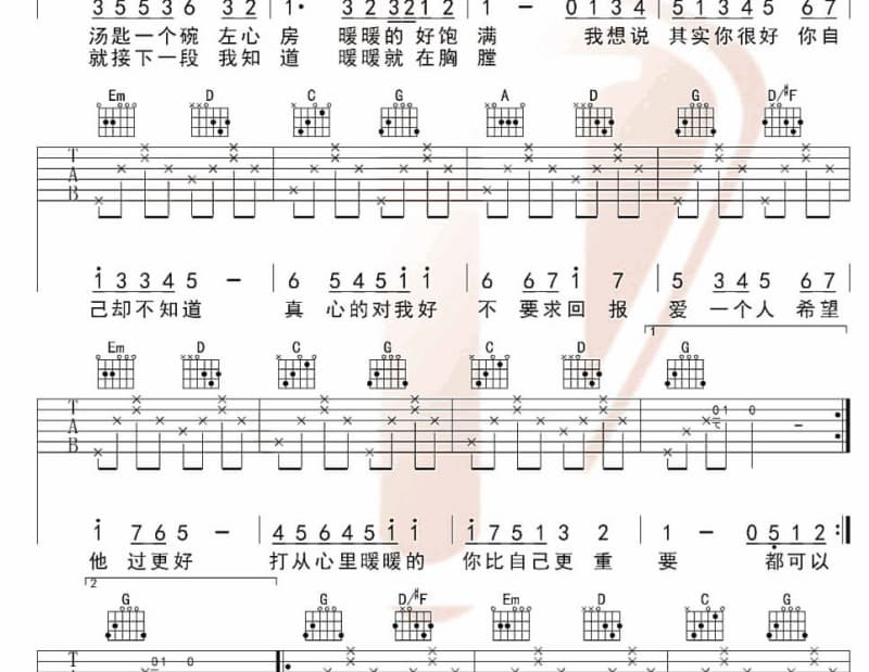 《妹妹不做仙女》吉他谱_程响