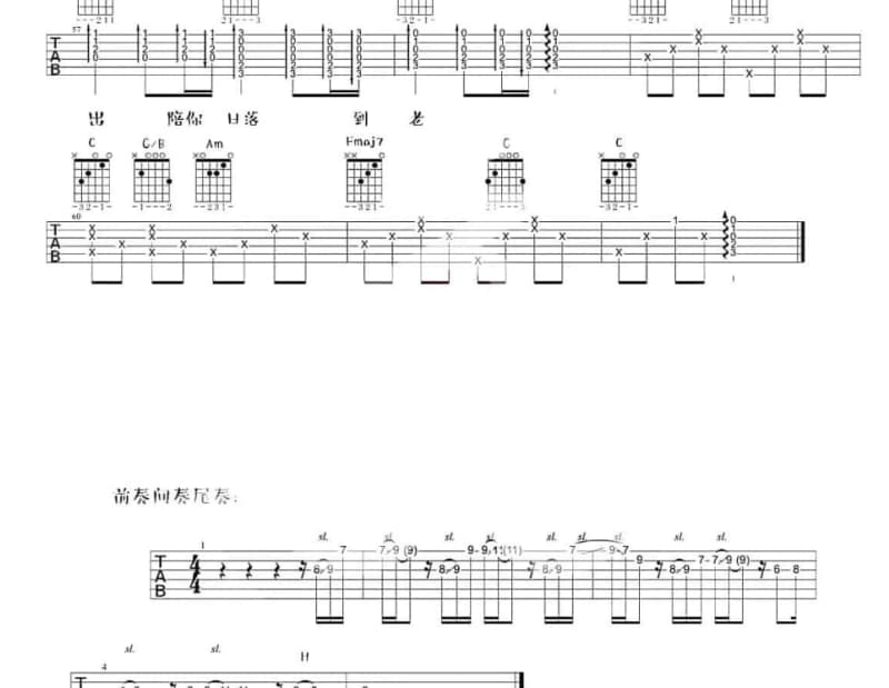 《老婆最大 完整版》吉他谱_崔子格