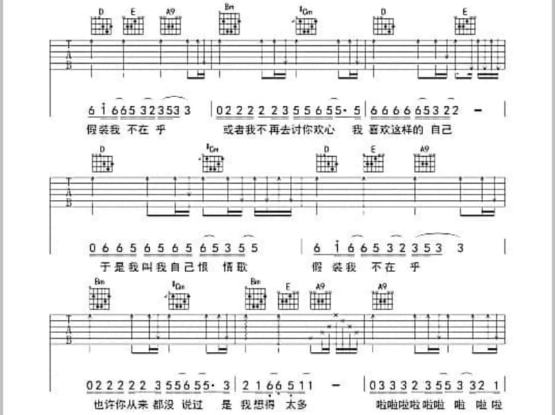 《咱老百姓》吉他谱_吕继宏
