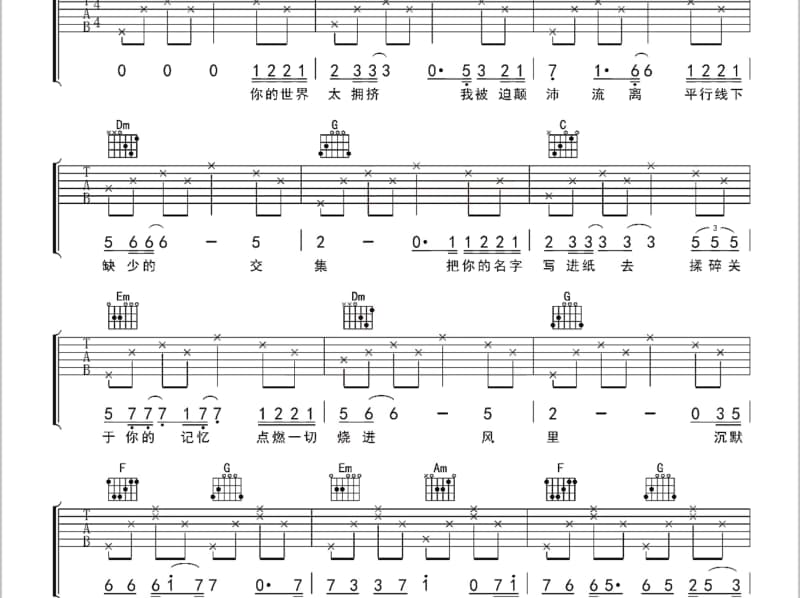 《中国海军》吉他谱_吕继宏