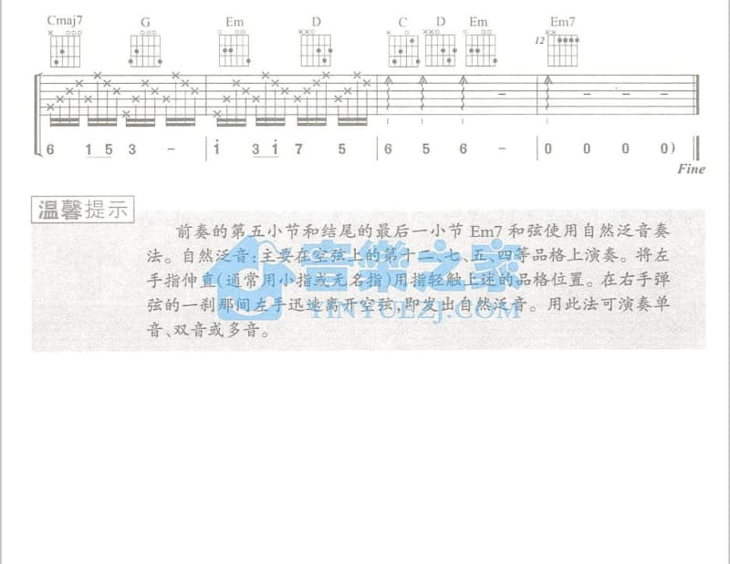 《乌云》吉他谱_董唧唧