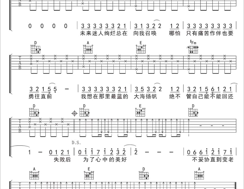 《棉花糖》吉他谱_匡桐菲