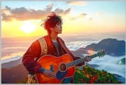 《彩虹》吉他谱_林落樱_吉他弹唱谱4/4拍
