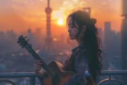 《夕阳红》吉他谱_佟铁鑫_吉他弹唱谱4/4拍