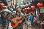 《歌曲：跟往事干了好几杯》吉他谱_姜育恒_吉他弹唱谱4/4拍