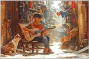 《有伴的心》吉他谱_百合二重唱_吉他弹唱谱4/4拍
