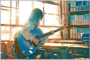 《涩涩花季》吉他谱_石小飞_吉他弹唱谱4/4拍