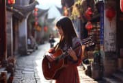 《因为爱情》吉他谱_南妮_吉他弹唱谱4/4拍