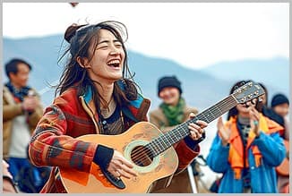 《何苦来哉吉他谱》花粥_C调_音艺吉他​编配_好听精编版本